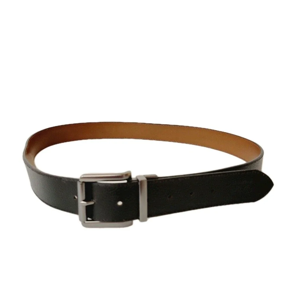 Timberland Genuine Leather Black Classic Casual Size 42/44 Mens Belt